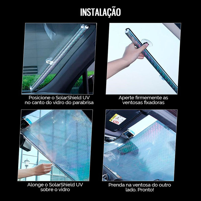 SolarShield UV: Protetor Solar Parabrisa Automotivo - como instalar e usar