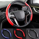 SportCarbon Capa de Volante Universal Antiderrapante Premium Club do Auto