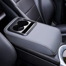 Almofada de apoio de braço para carro 2 em 1 com porta-copos Universal