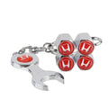Tampas de Válvula com Chaveiro Club do Auto - Honda – 4 peças