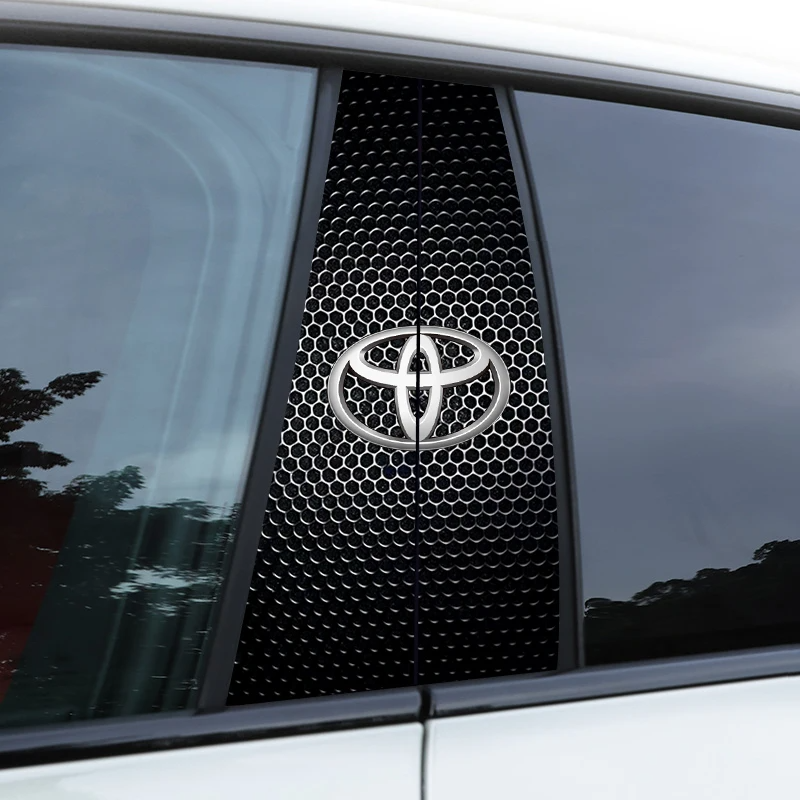 Adesivo para Coluna do Carro Personalizado Universal - 2 Pçs