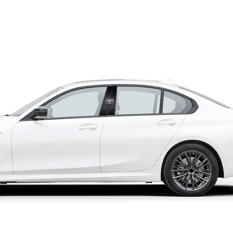 Adesivo para Coluna do Carro Personalizado Universal - 2 Pçs