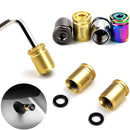 Tampa de Válvula para Pneu Anti Furto de Liga de Zinco - 4 pcs