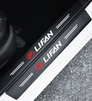 Kit Protetor de Soleira Anti-risco Carbono Premium Lifan - 4 pcs