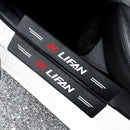 Kit Protetor de Soleira Anti-risco Carbono Premium Lifan - 4 pcs