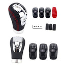 Manopla de Câmbio Manual Universal em Couro 5 e 6 Velocidades