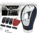 Manopla de Câmbio Manual Universal em Couro 5 e 6 Velocidades