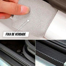CarbonFilm™ - Protetor de Soleira Anti-risco Premium - 4 Pçs