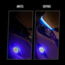 Antes e depois. Fita de LED para Farol DRL Sequencial 
