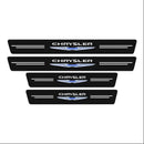 Protetor de Soleira Anti-risco Carbono Premium Chrysler - 4 Pçs